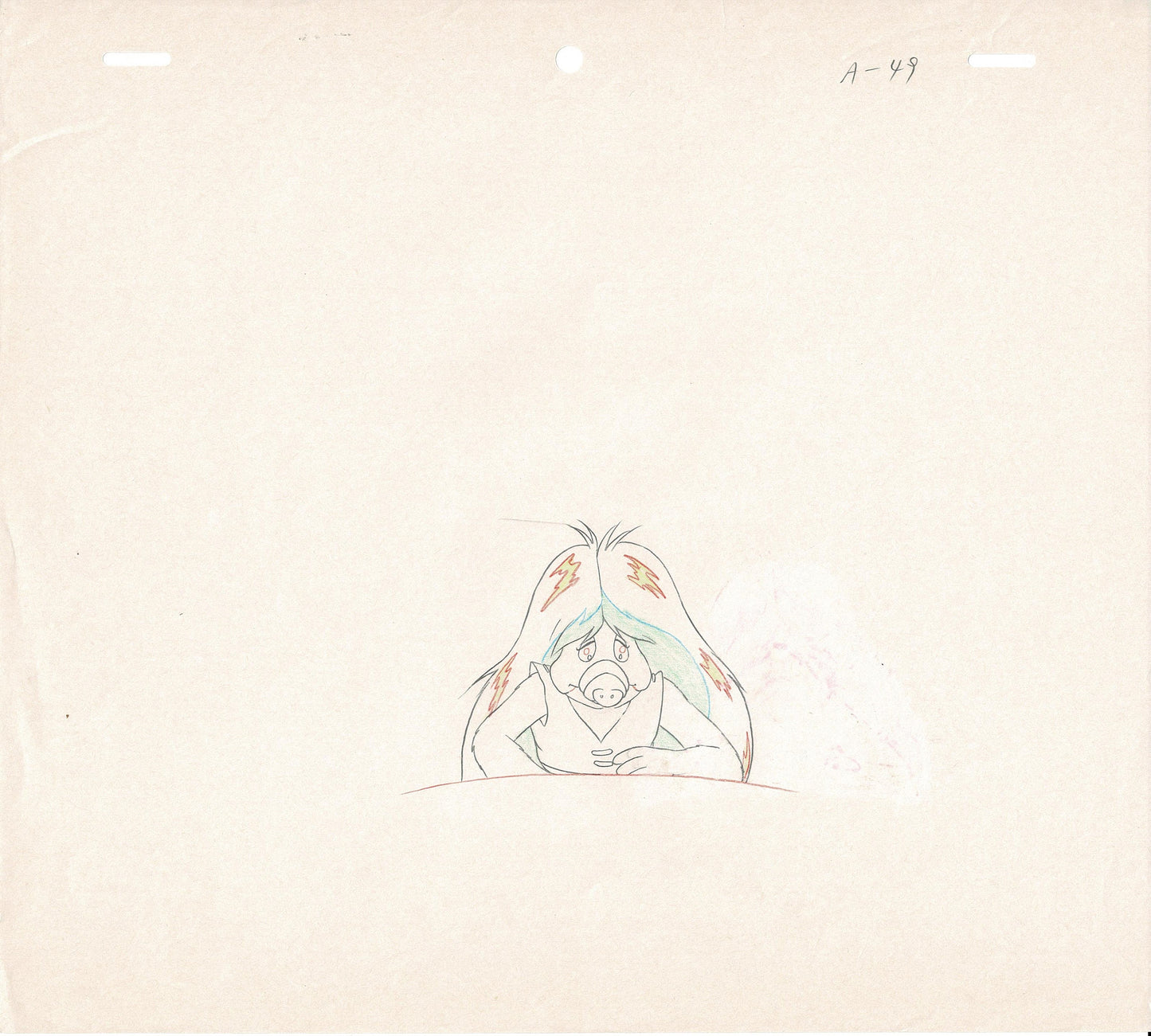 ALF The Animated Series Production Animation Cel and Drawing DIC Melmac 49d