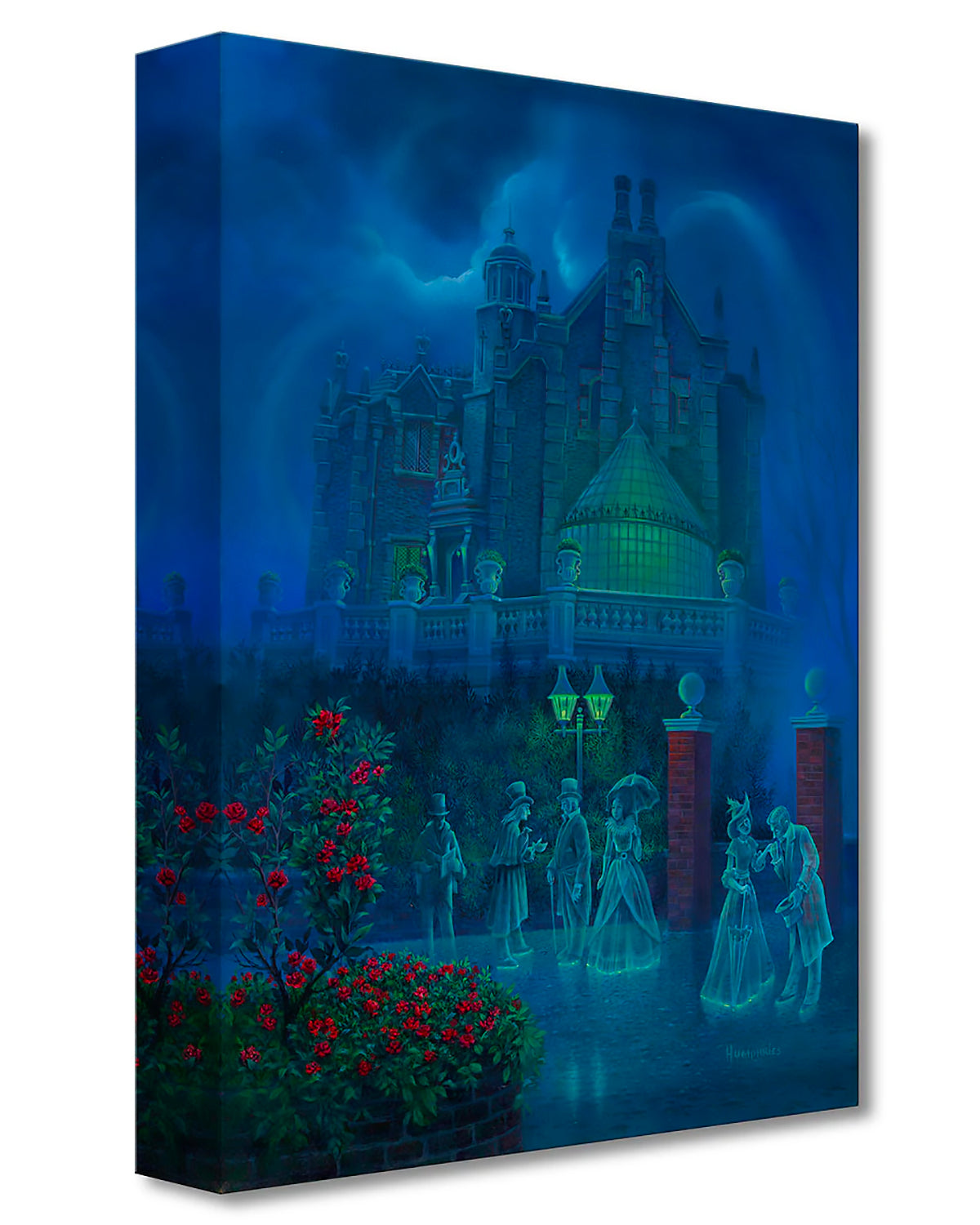 Haunted Mansion Disneyland Walt Disney Fine Art Michael Humphries Ltd Ed of  1500 TOC Treasures on Canvas Print 