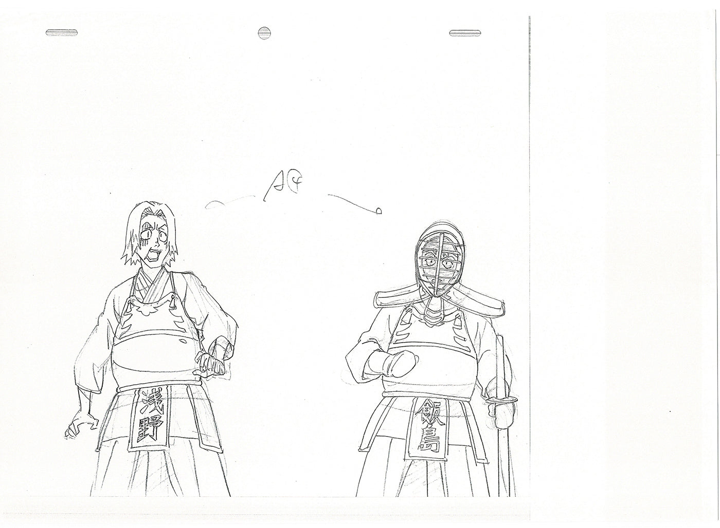 Bleach Anime TWO Production Animation Photocopies Manga Kubo 2004-12 A-009