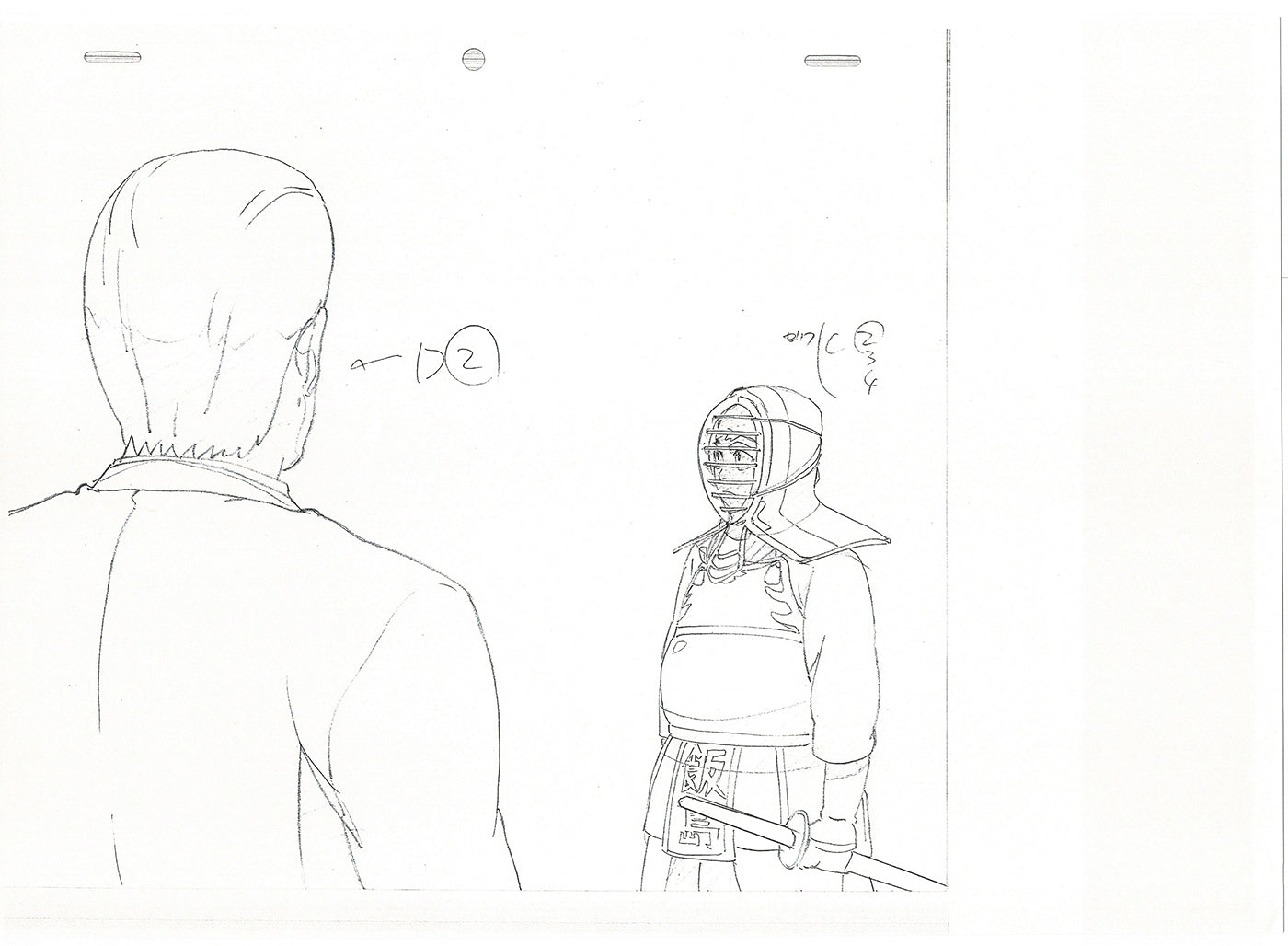 Bleach Anime TWO Production Animation Photocopies Manga Kubo 2004-12 A-011