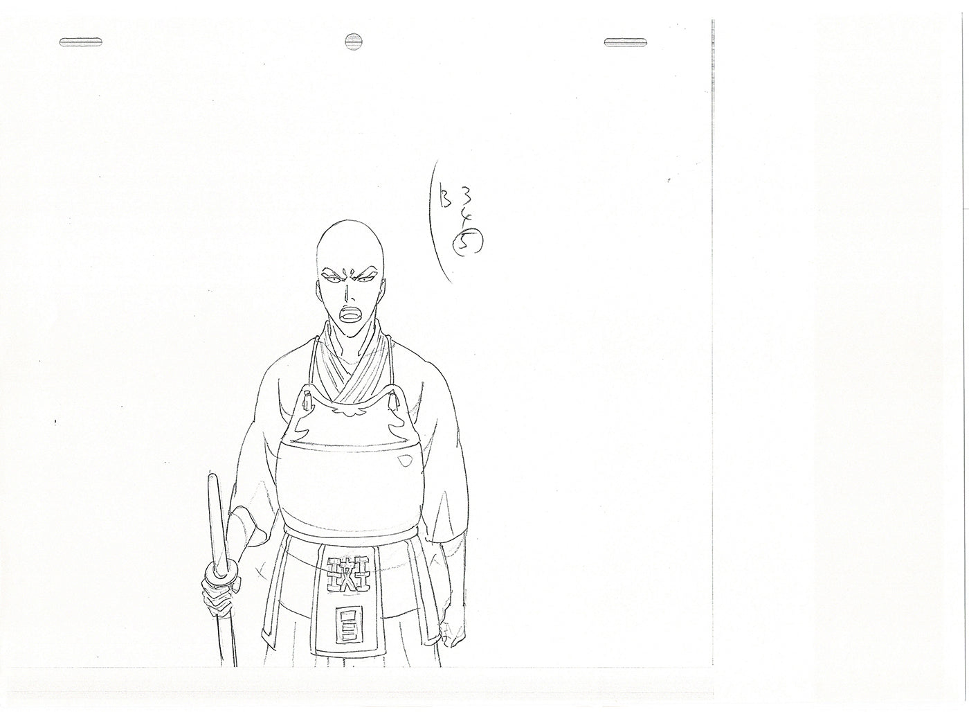Bleach Anime TWO Production Animation Photocopies Manga Kubo 2004-12 A-017