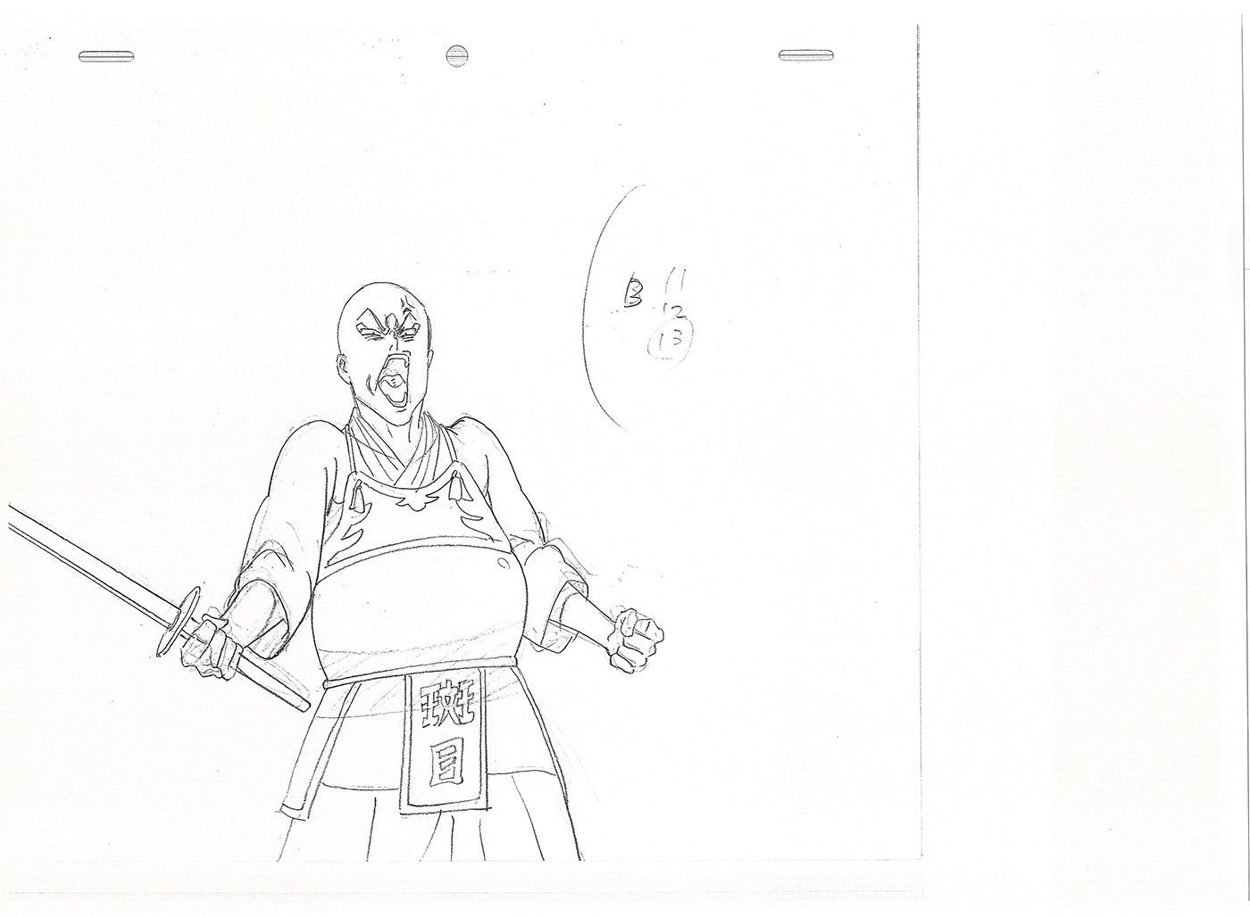 Bleach Anime TWO Production Animation Photocopies Manga Kubo 2004-12 A-021