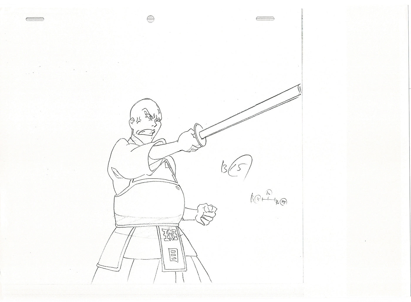 Bleach Anime TWO Production Animation Photocopies Manga Kubo 2004-12 A-023
