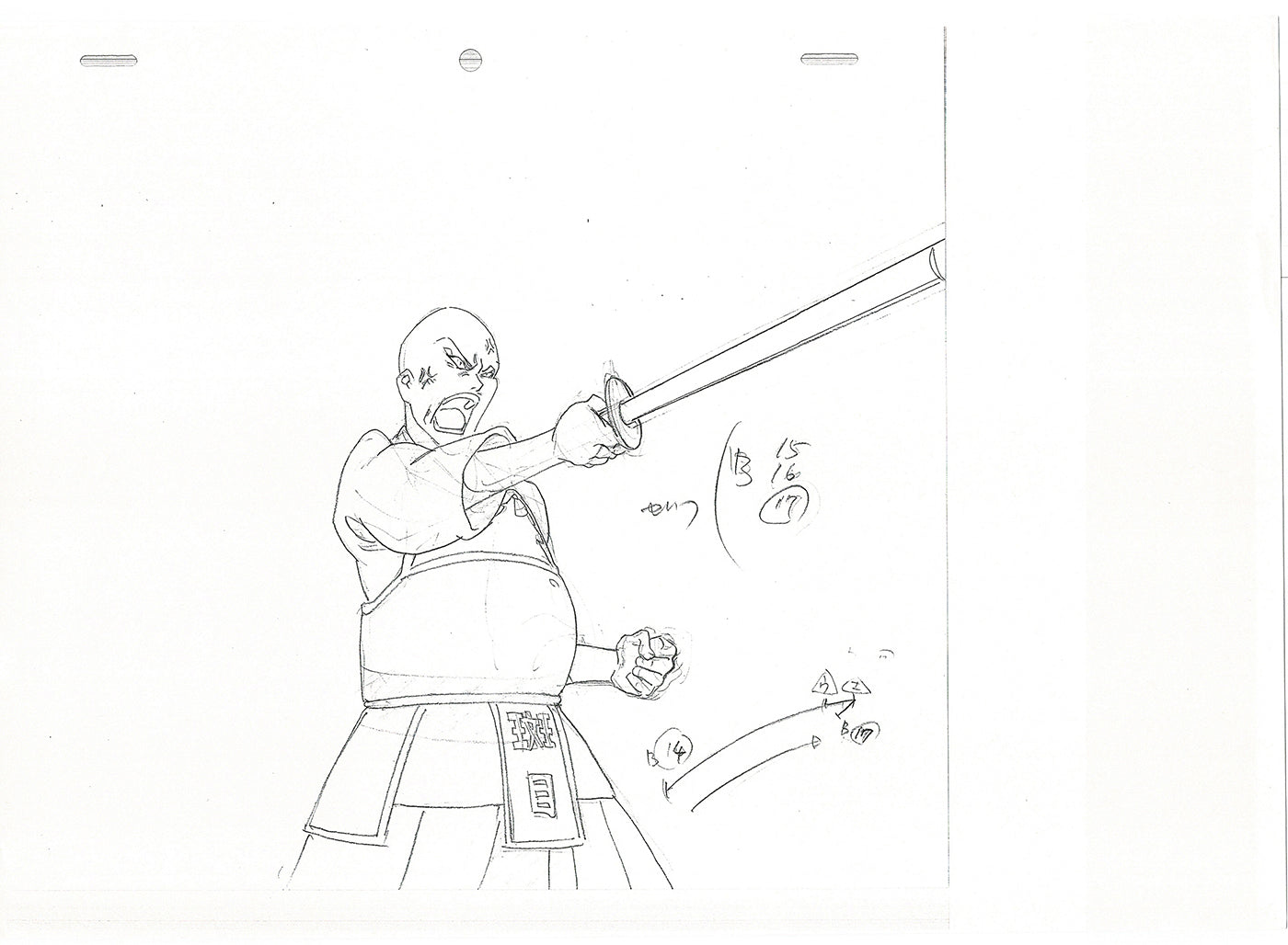Bleach Anime TWO Production Animation Photocopies Manga Kubo 2004-12 A-023