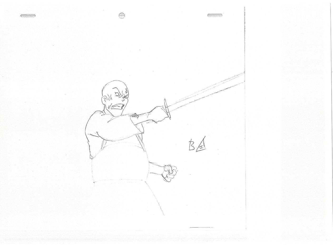 Bleach Anime TWO Production Animation Photocopies Manga Kubo 2004-12 A-025