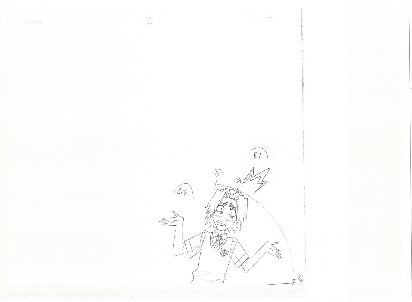 Bleach Anime TWO Production Animation Photocopies Manga Kubo 2004-12 A-027