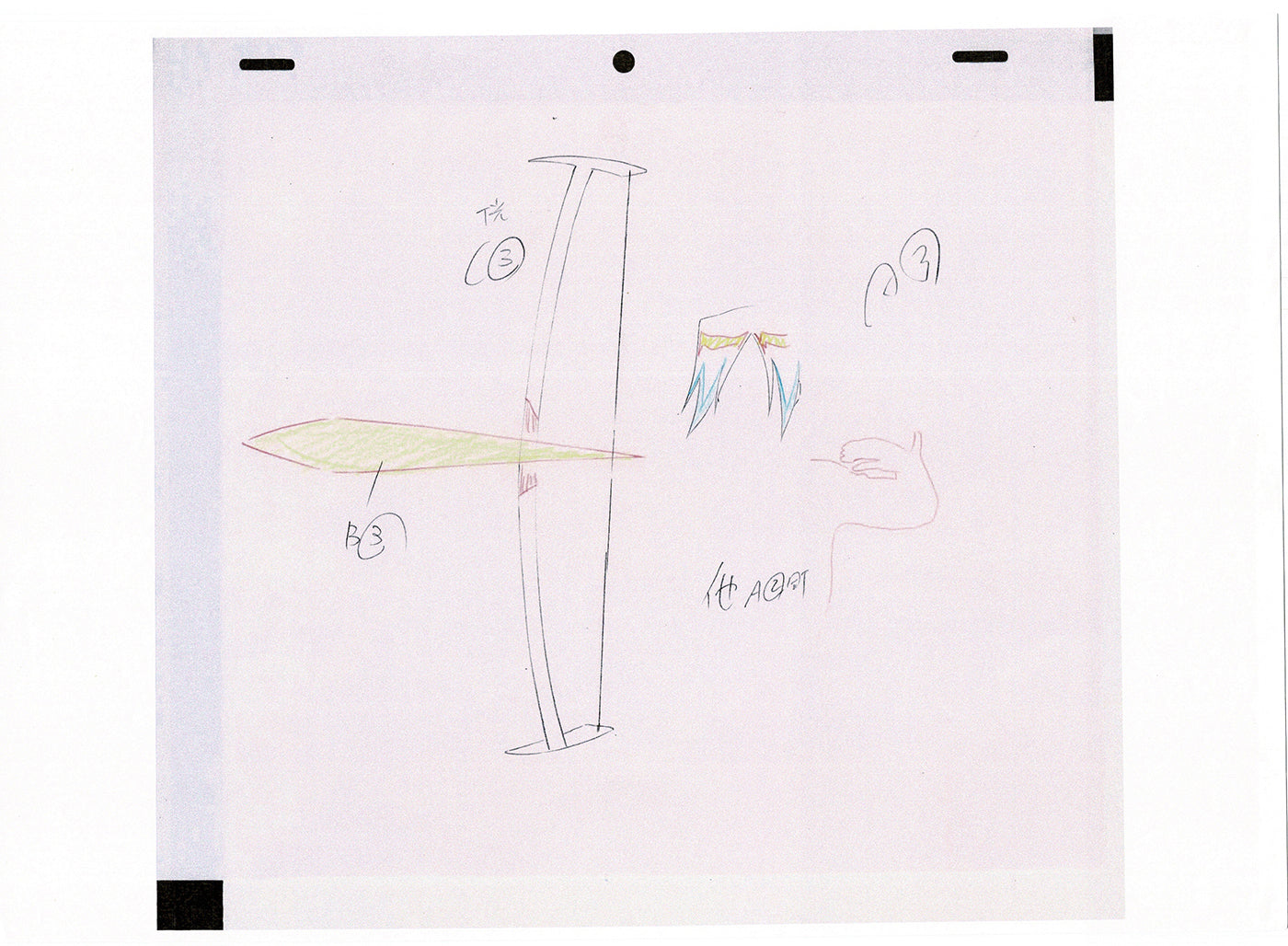 Bleach Anime TWO Production Animation Photocopies Manga Kubo 2004-12 A-035