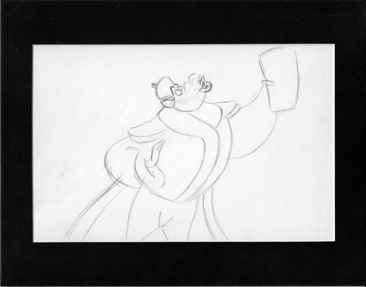 The Great Mouse Detective Ratigan Walt Disney Production Animation Drawing 1986 105