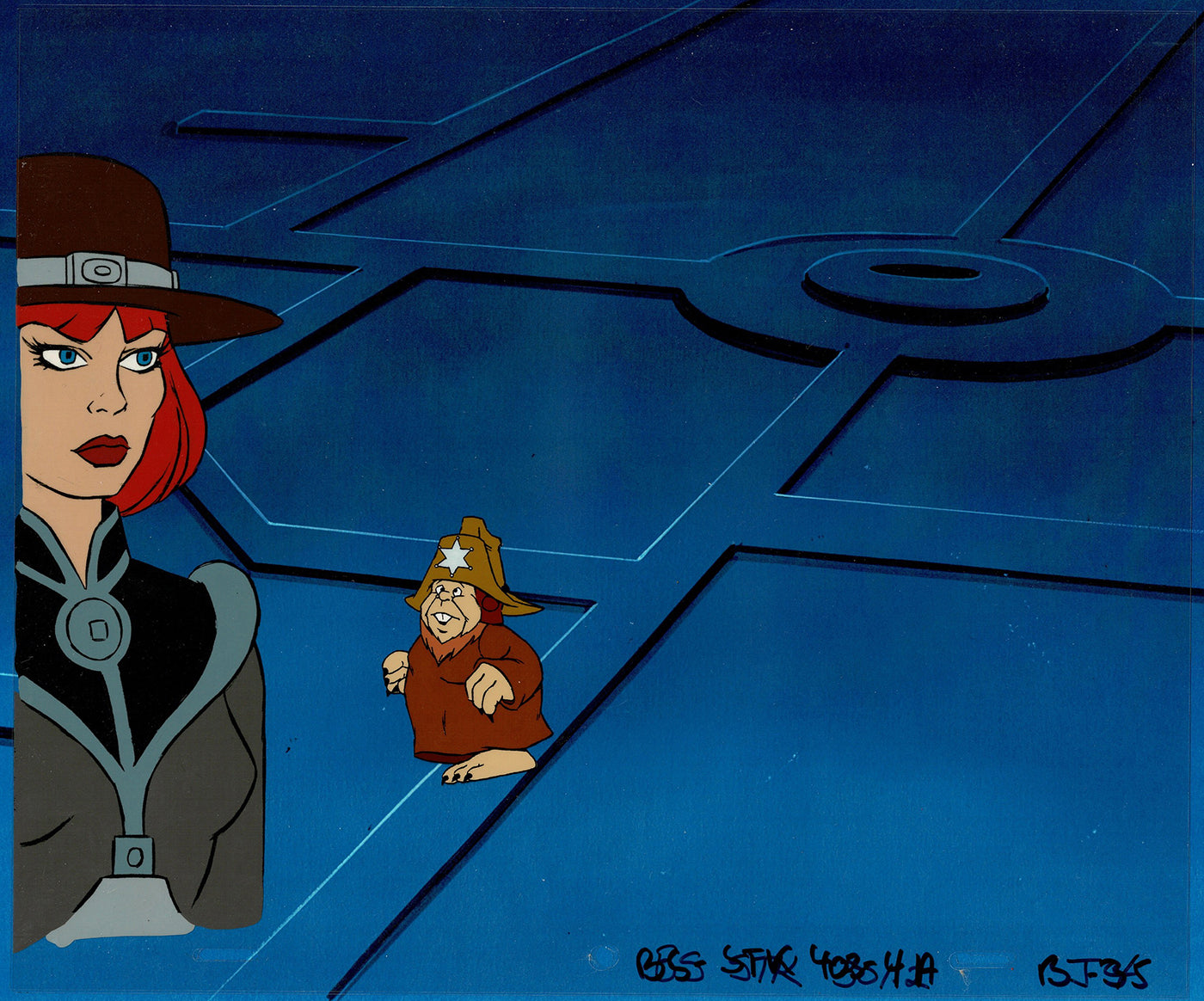 Bravestarr Animation Cartoon Production Cel n Draw Filmation 1987-8 J-10