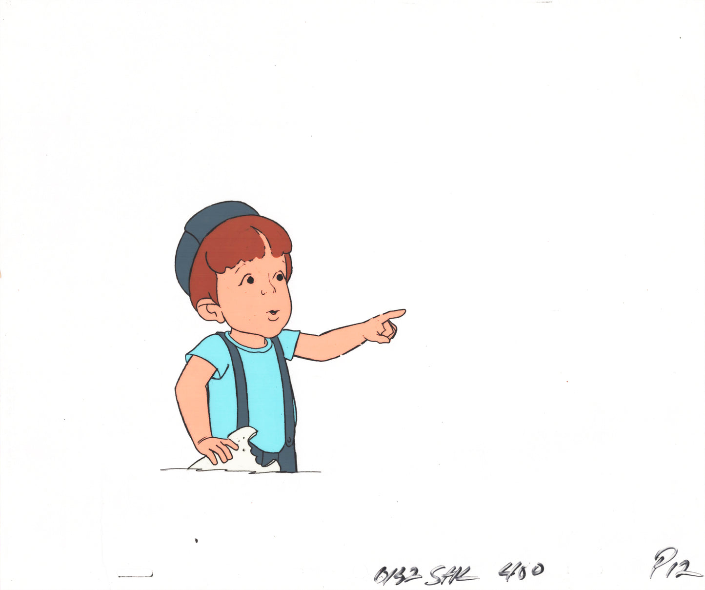 Little Rascals Original Production Animation Cel Hanna Barbera 1982-83 A-10