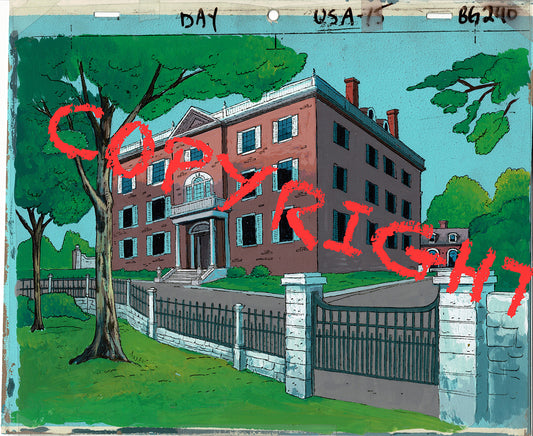 Archie Riverdale Hand-Painted Original Cartoon Background Filmation 1968-1978 A-10