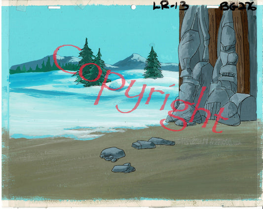 The Lone Ranger Animation Background Production from Filmation 1980-1982 A-10