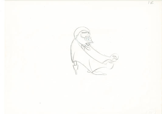 The Great Mouse Detective Fidget the Bat Walt Disney Production Animation Drawing 1986 A111