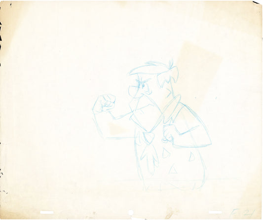 The Flintstones The Frankenstones Animation Art Cel Drawing from Hanna-Barbera 1980-1 B-11