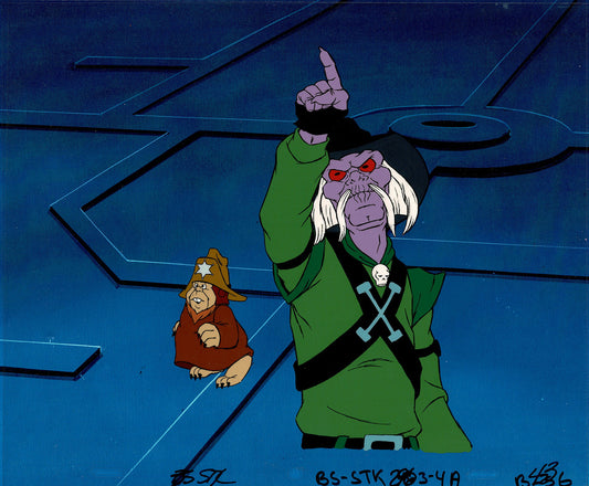 Bravestarr Animation Cartoon Production Cel n Draw Filmation 1987-8 J-11