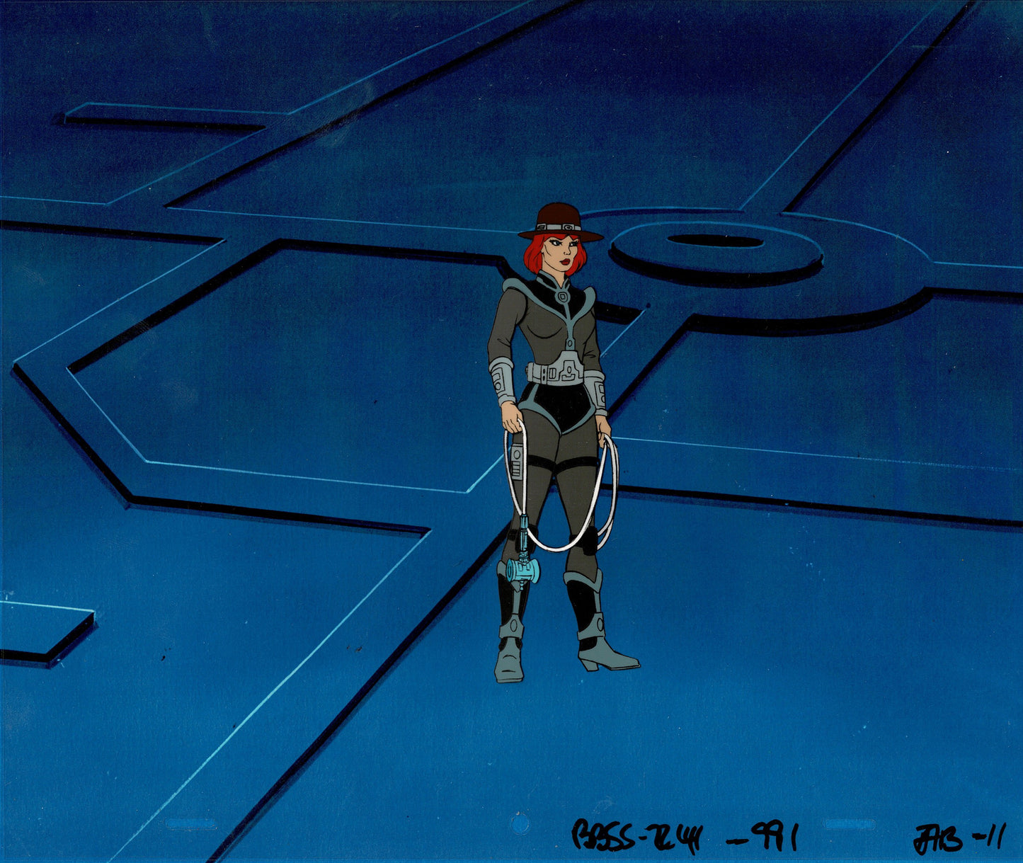 Bravestarr Animation Cartoon Production Cel n Draw Filmation 1987-8 H-11