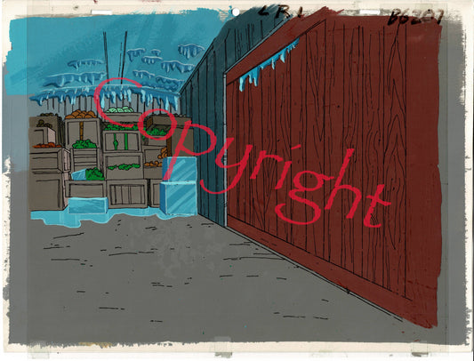 The Lone Ranger Animation Background Production from Filmation 1980-1982 A-11