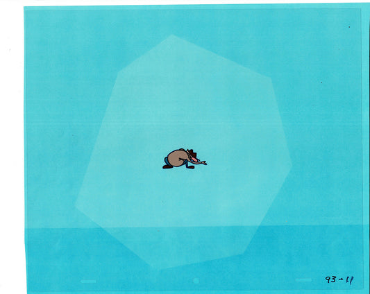 Sesame Street Cel and Drawing Detective The Heavyweight Production Cartoon Ivanick 1989 B-11
