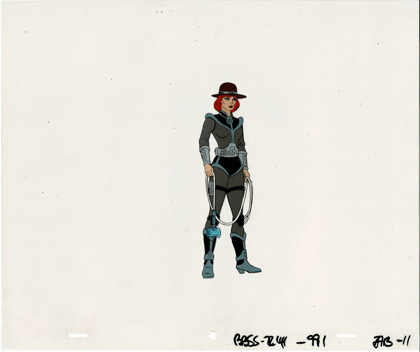 Bravestarr Animation Cartoon Production Cel n Draw Filmation 1987-8 H-11