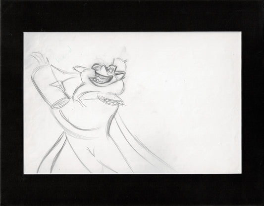 The Great Mouse Detective Ratigan Walt Disney Production Animation Drawing 1986 121