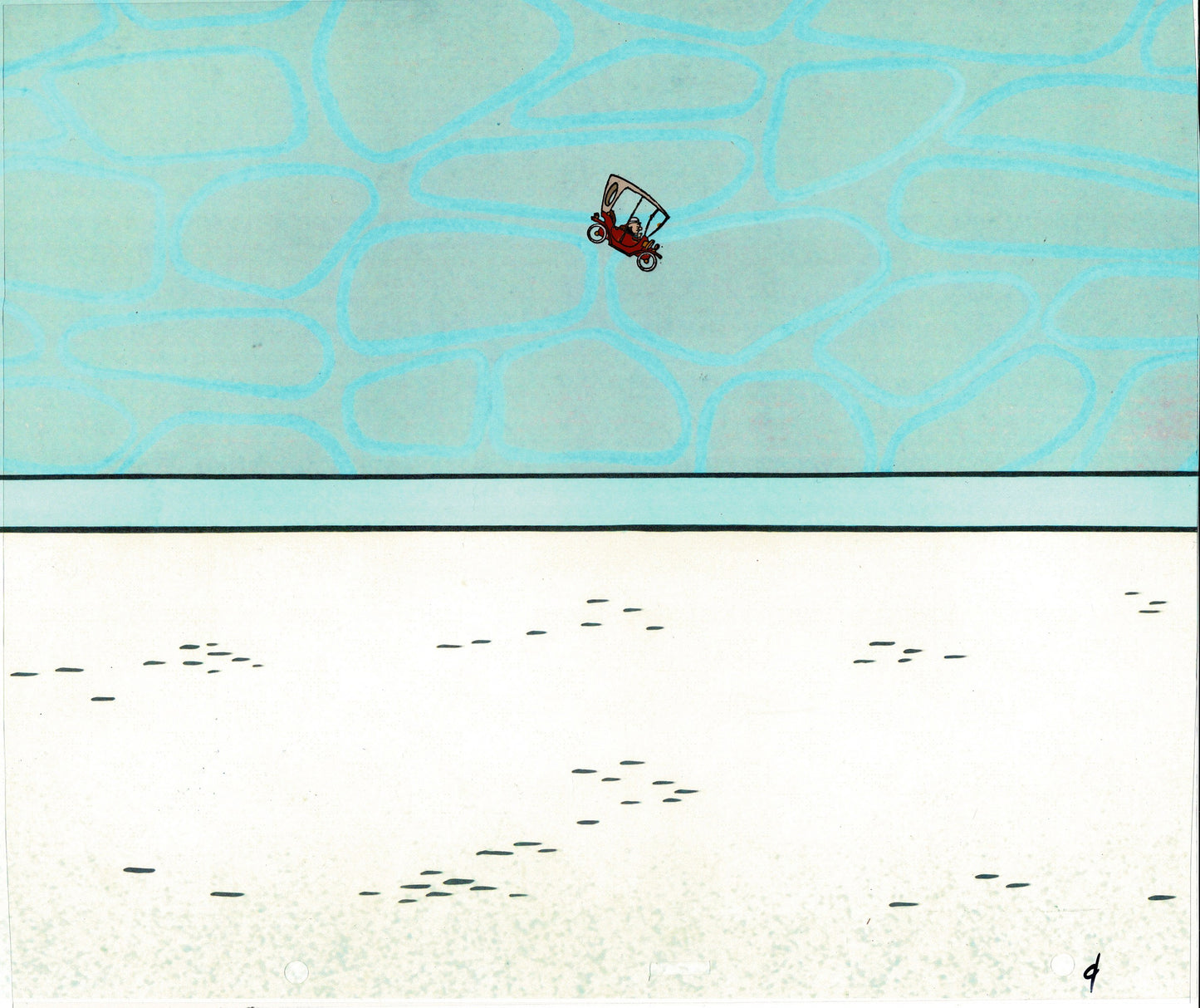 Mr Magoo Original Cartoon Production Animation Art Cel 1977 DePatie-Freleng Collectible Used On Screen s12