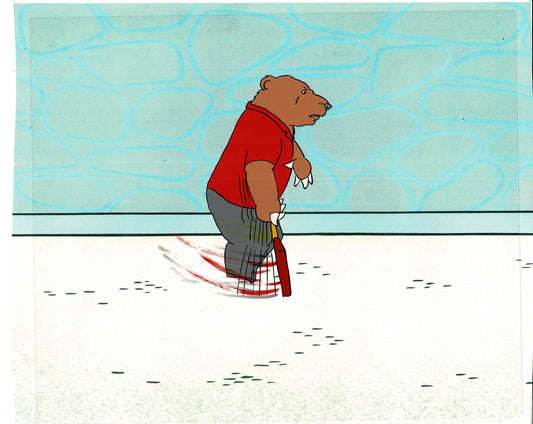 Bear and the Fly Cel and Drawing Production Animation Book by Paula Winter Cartoon by Daniel Ivanick 1985 B-12
