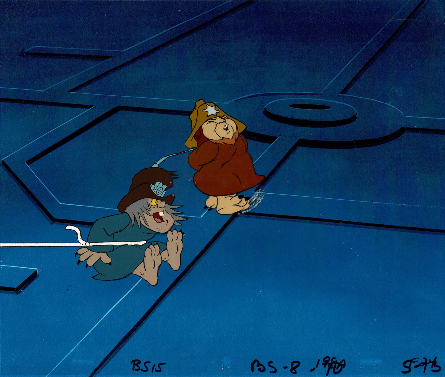 Bravestarr Animation Cartoon Production Cel n Draw Filmation 1987-8 H-12