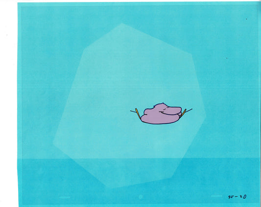 Sesame Street Cel and Drawing Detective The Heavyweight Production Cartoon Ivanick 1989 B-12