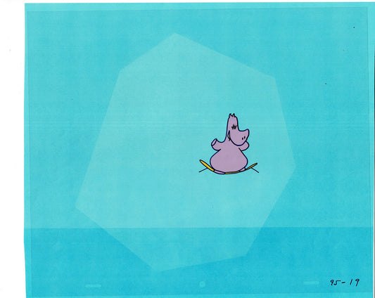 Sesame Street Cel and Drawing Detective The Heavyweight Production Cartoon Ivanick 1989 B-13