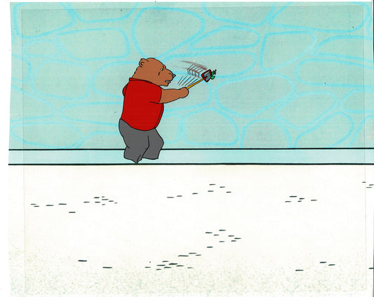 Bear and the Fly Cel and Drawing Production Animation Book by Paula Winter Cartoon by Daniel Ivanick 1985 A-14