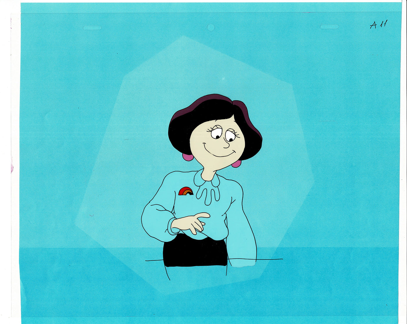 First Hawaiian Bank Commercial Production Animation Cel 2000s AB-14