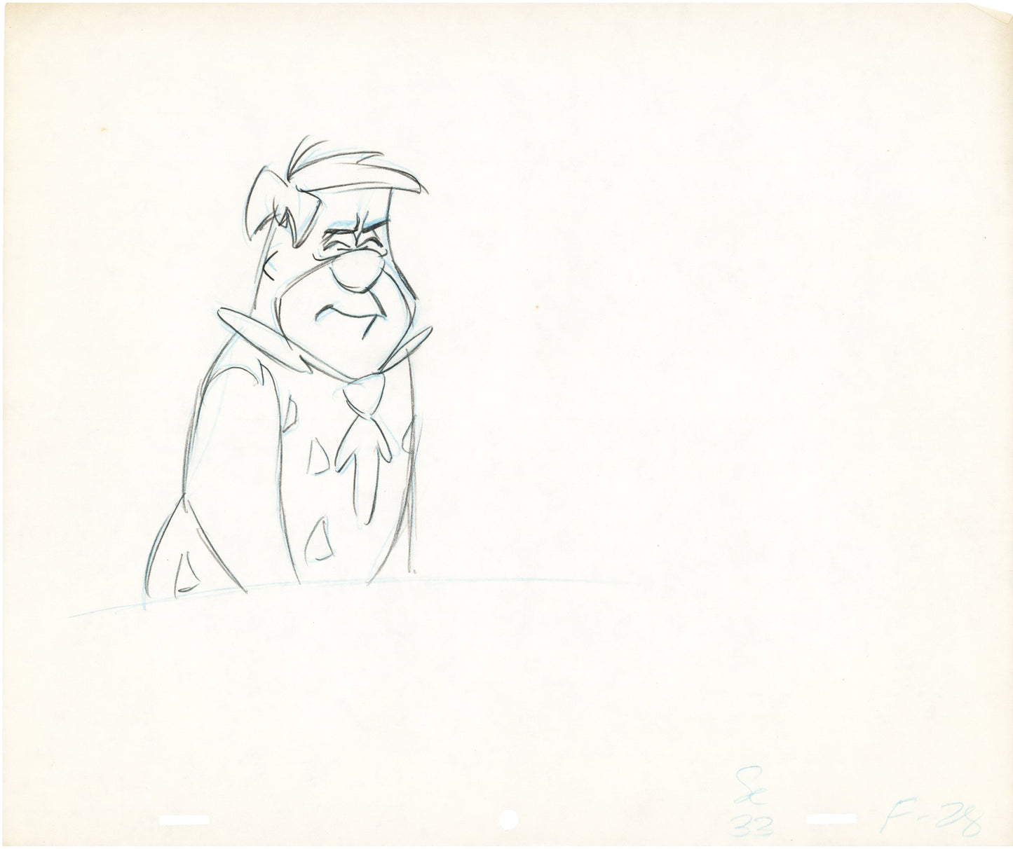 The Flintstones The Frankenstones Animation Art Cel Drawing from Hanna-Barbera 1980-1 B-14