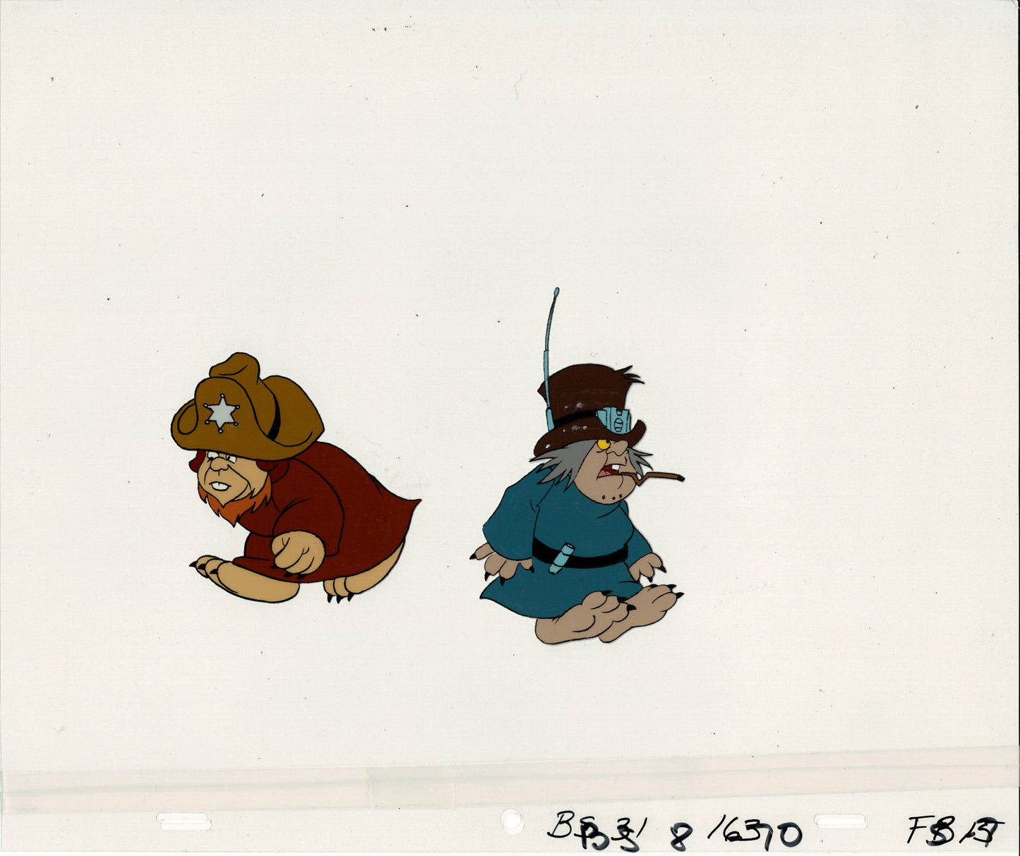 Bravestarr Animation Cartoon Production Cel n Draw Filmation 1987-8 H-14