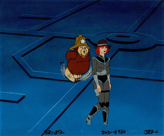 Bravestarr Animation Cartoon Production Cel n Draw Filmation 1987-8 J-15