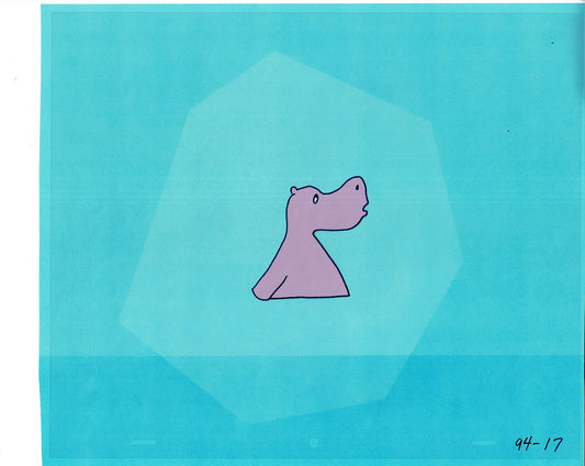 Sesame Street Cel and Drawing Detective The Heavyweight Production Cartoon Ivanick 1989 B-15