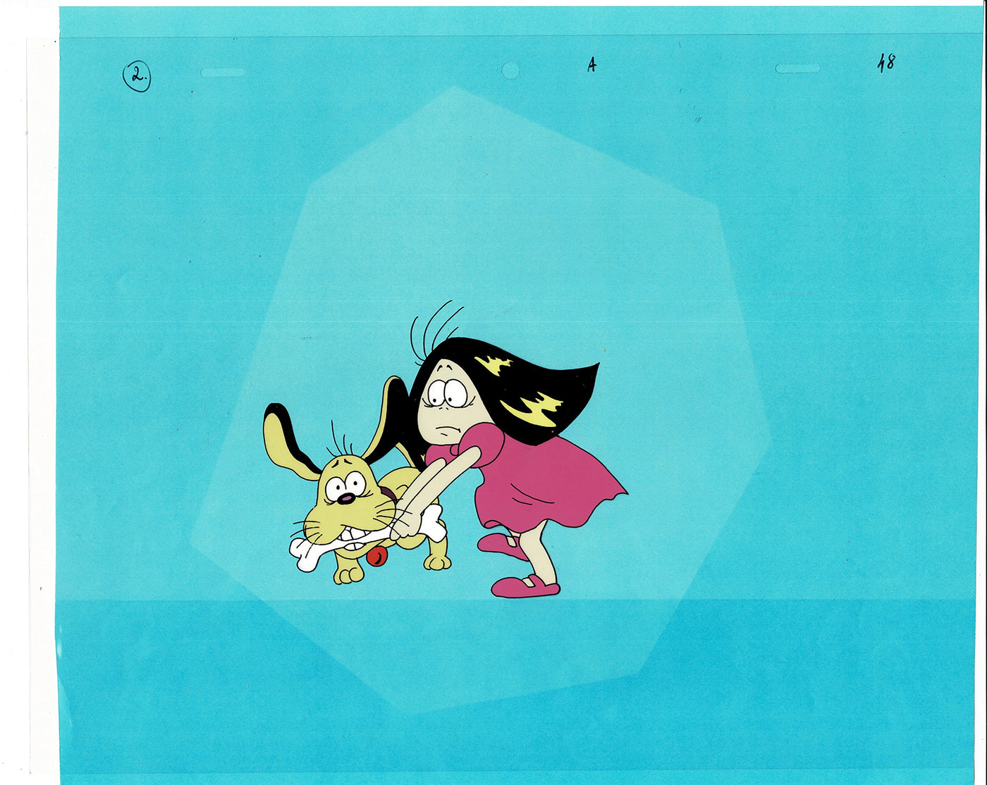 First Hawaiian Bank Commercial Production Animation Cel 2000s AB-16