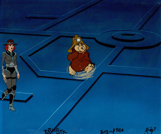 Bravestarr Animation Cartoon Production Cel n Draw Filmation 1987-8 J-16