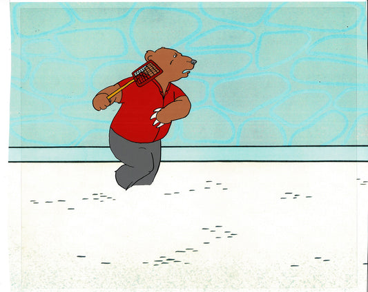 Bear and the Fly Cel and Drawing Production Animation Book by Paula Winter Cartoon by Daniel Ivanick 1985 B-16