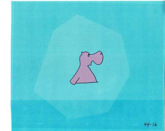 Sesame Street Cel and Drawing Detective The Heavyweight Production Cartoon Ivanick 1989 B-16