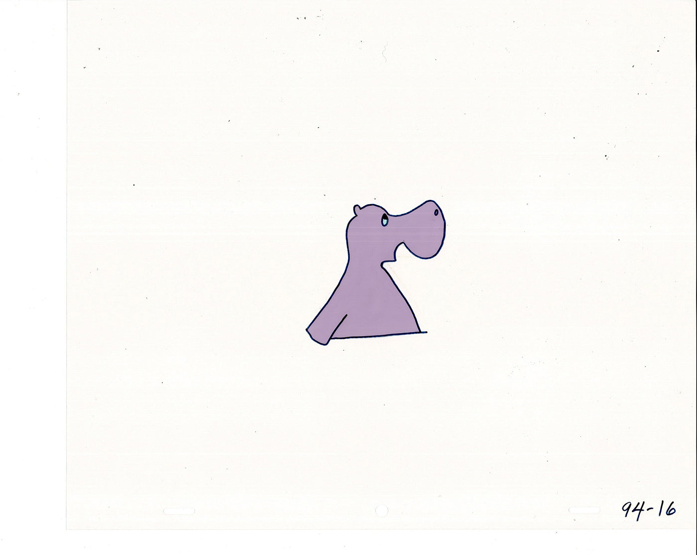 Sesame Street Cel and Drawing Detective The Heavyweight Production Cartoon Ivanick 1989 B-16