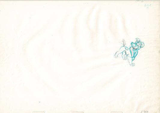 Oliver & Company 1988 DODGER Walt Disney Original Production Animation Drawing B173