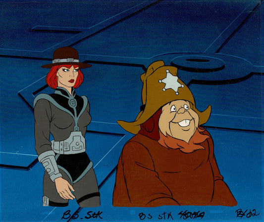 Bravestarr Animation Cartoon Production Cel n Draw Filmation 1987-8 J-17