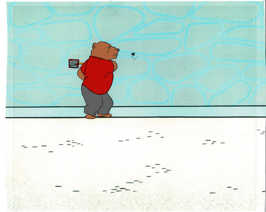 Bear and the Fly Cel and Drawing Production Animation Book by Paula Winter Cartoon by Daniel Ivanick 1985 A-17