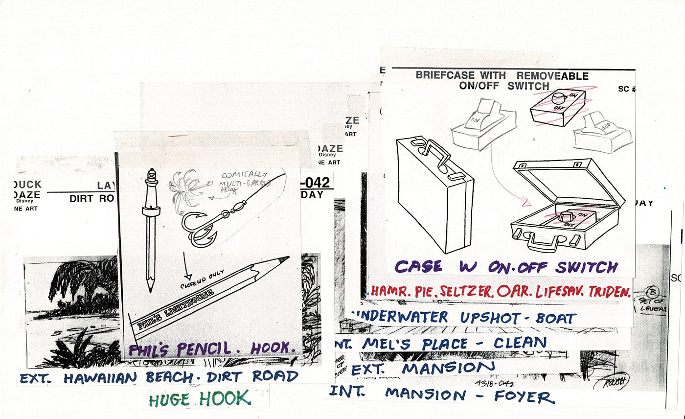 Ducktales Disney TV Production Model Copy Flipper from Animator Wendell Washer's Estate 1989 17