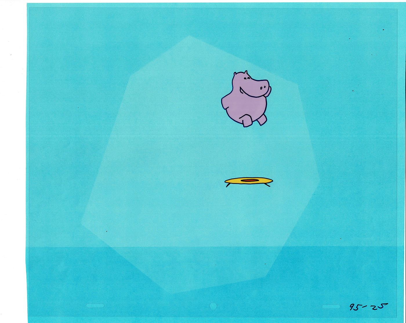 Sesame Street Cel and Drawing Detective The Heavyweight Production Cartoon Ivanick 1989 B-17