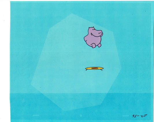 Sesame Street Cel and Drawing Detective The Heavyweight Production Cartoon Ivanick 1989 B-17