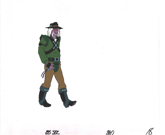 Bravestarr Animation Cartoon Production Cel Used Onscreen from Filmation 1987-8 B-18