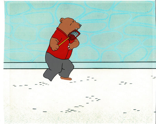 Bear and the Fly Cel and Drawing Production Animation Book by Paula Winter Cartoon by Daniel Ivanick 1985 B-18