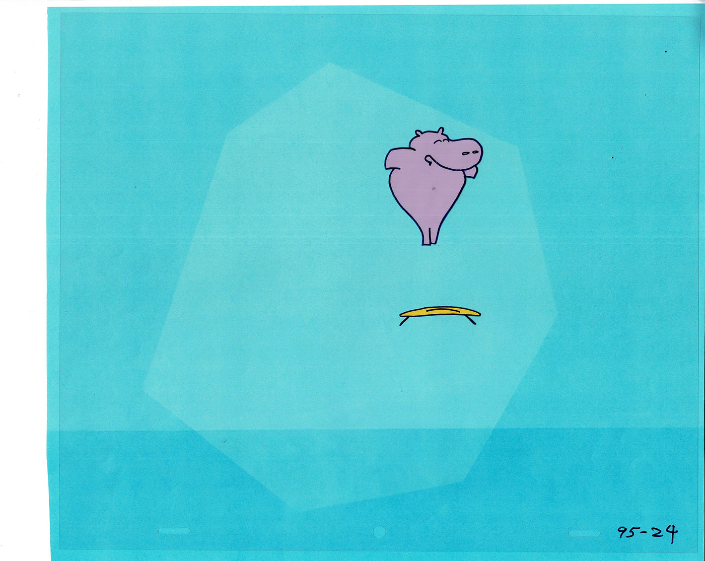 Sesame Street Cel and Drawing Detective The Heavyweight Production Cartoon Ivanick 1989 B-18