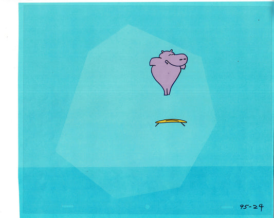 Sesame Street Cel and Drawing Detective The Heavyweight Production Cartoon Ivanick 1989 B-18